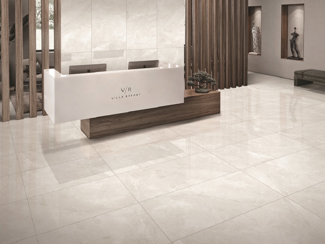 Изображение товара Керамогранит Duna Unika Onix White Glossy 60x120 см белый глянцевый