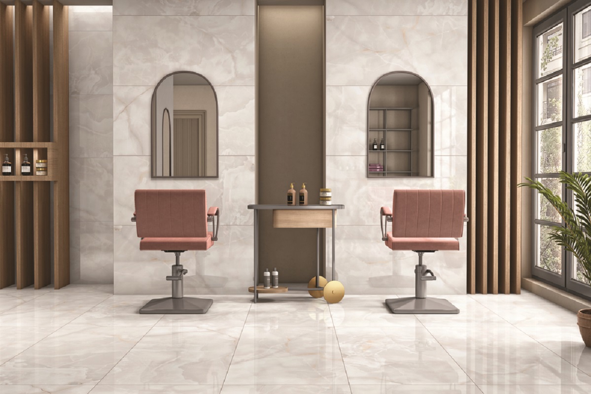 Изображение товара Керамогранит Duna Fantasy Onyx Glossy 60x120 см бежевый