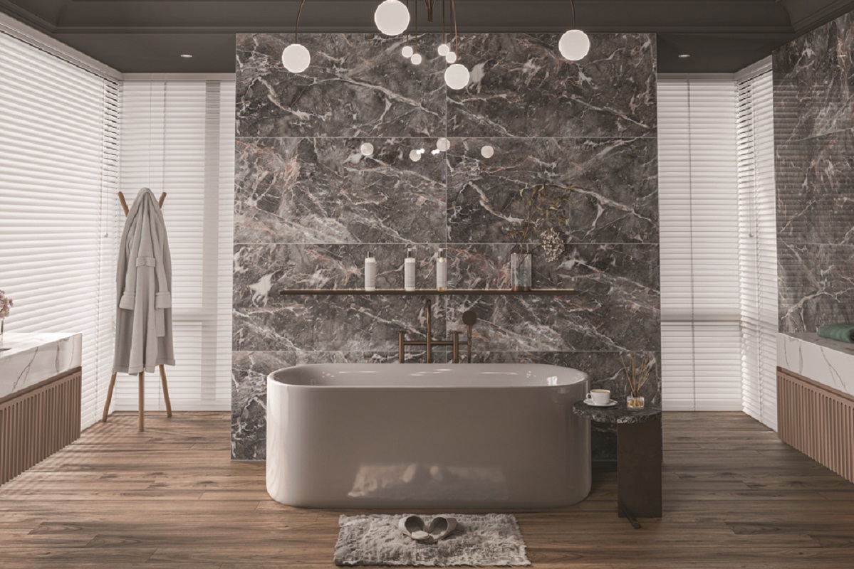 Изображение товара Керамогранит Duna Hermes Gris Luminox LT 60x120 см серый