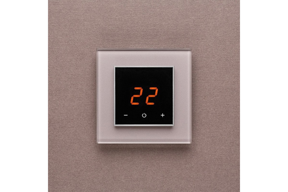 Изображение товара Терморегулятор электрический Aura электронный цвет какао для тёплого пола