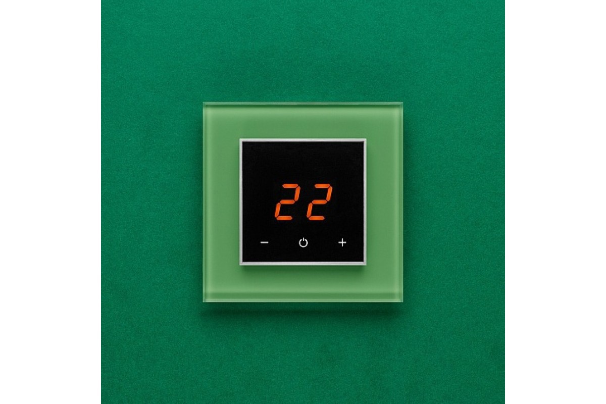 Изображение товара Электронный терморегулятор Aura ORTO 1164 Green Luminous светящийся зеленый