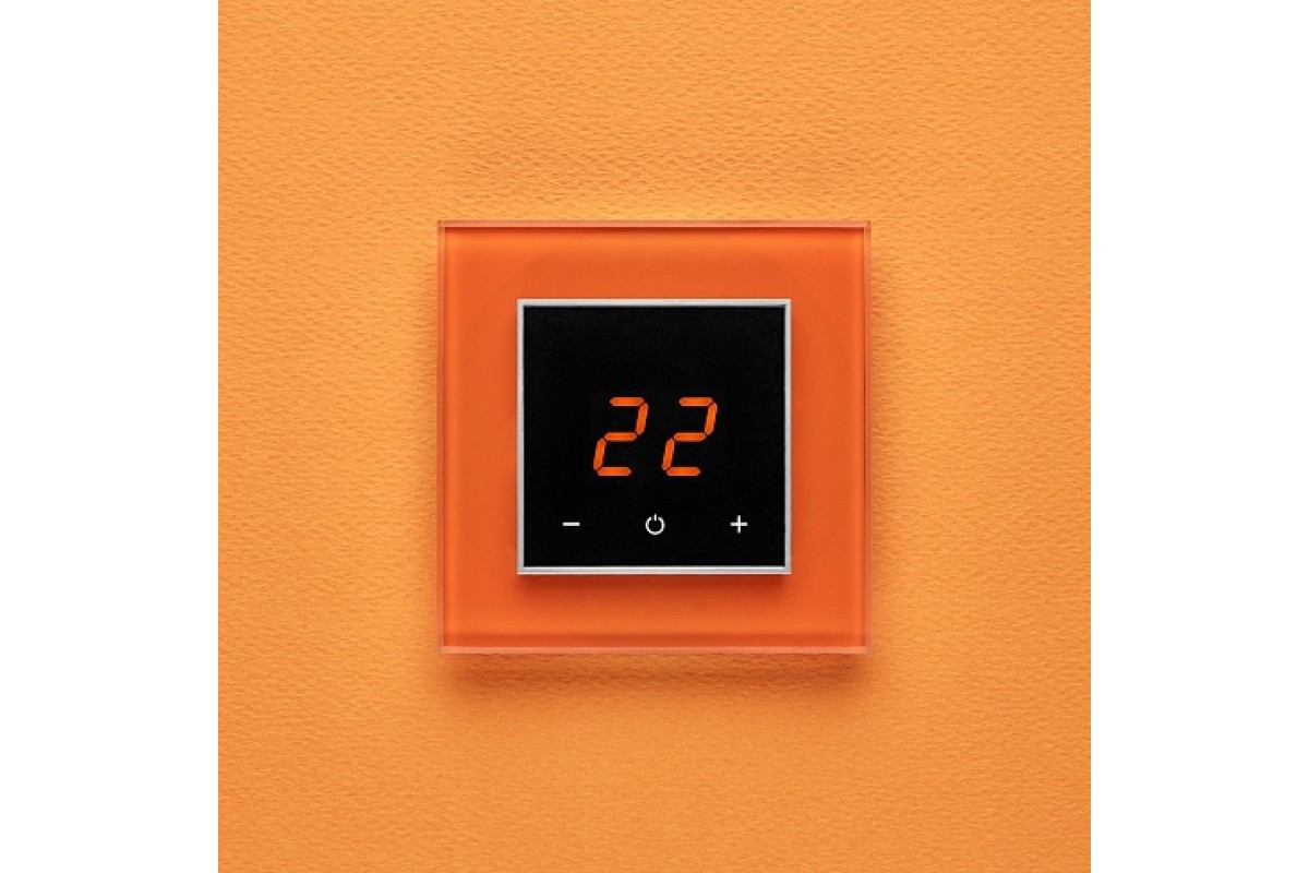 Изображение товара Электронный терморегулятор Aura классический оранжевый с выносным датчиком