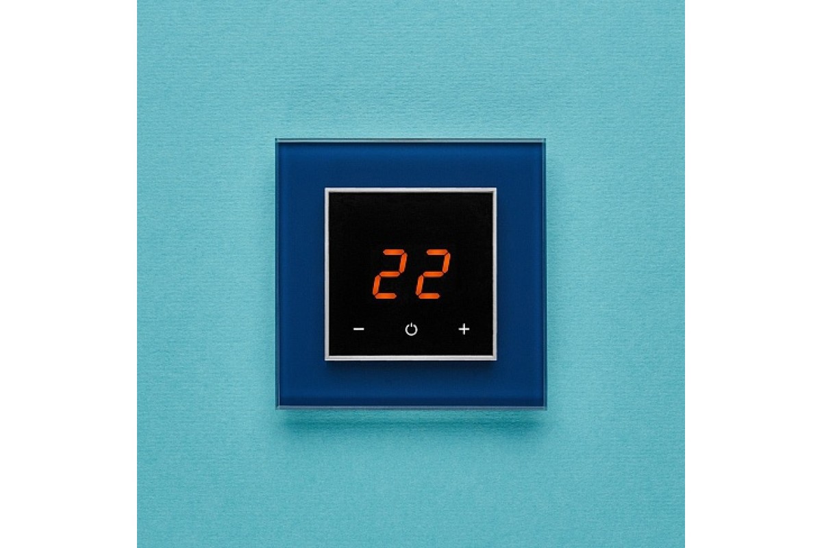 Изображение товара Электронный терморегулятор Aura ORTO 5001 BLUE PETROL для теплых полов