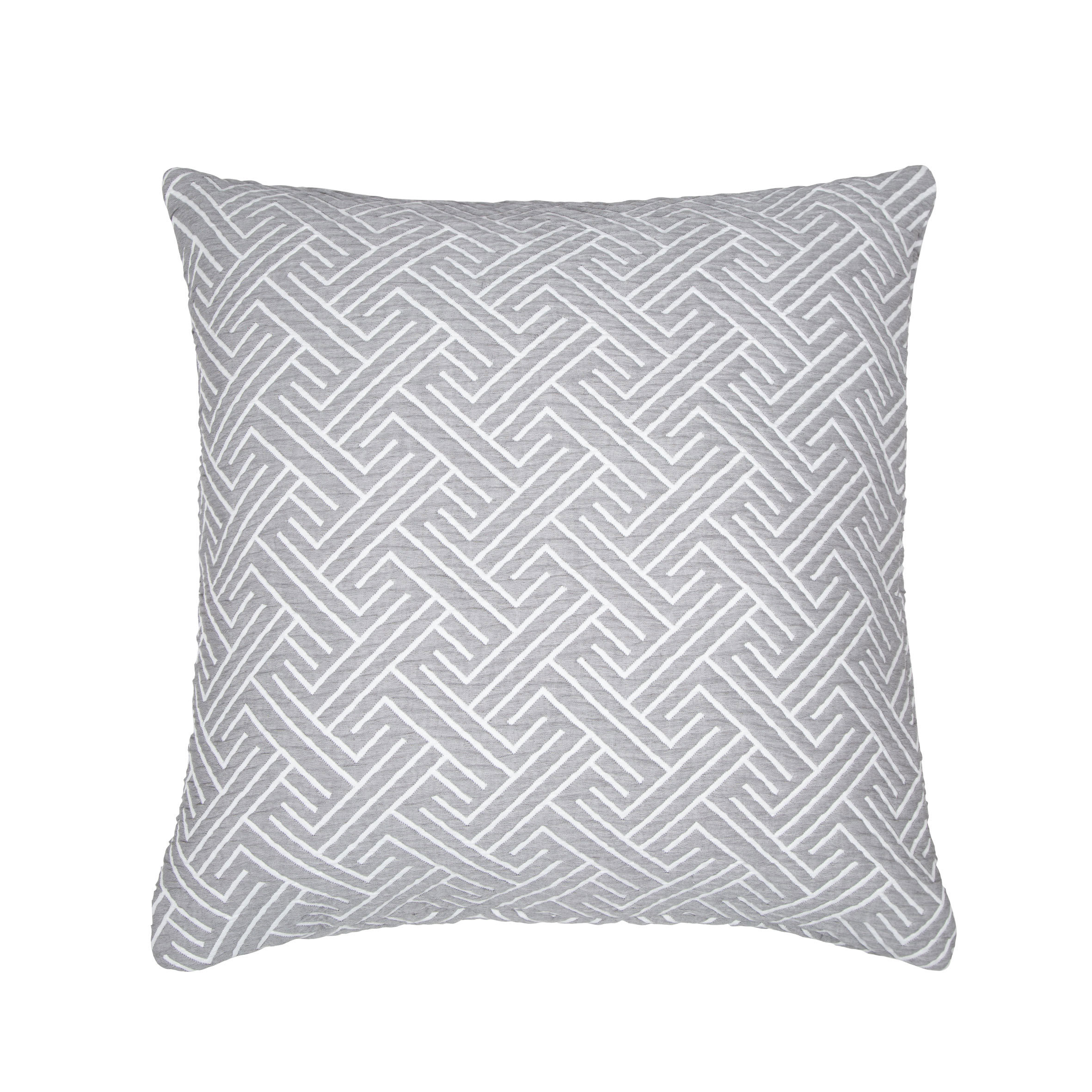 Изображение товара Подушка Гео 50x50 см цвет серый
