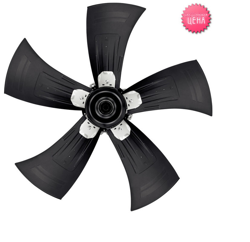 Изображение товара EBM PAPST A4D630 AD01 01 вытяжной вентилятор 630 мм 13365 м³ ч IP55 черный