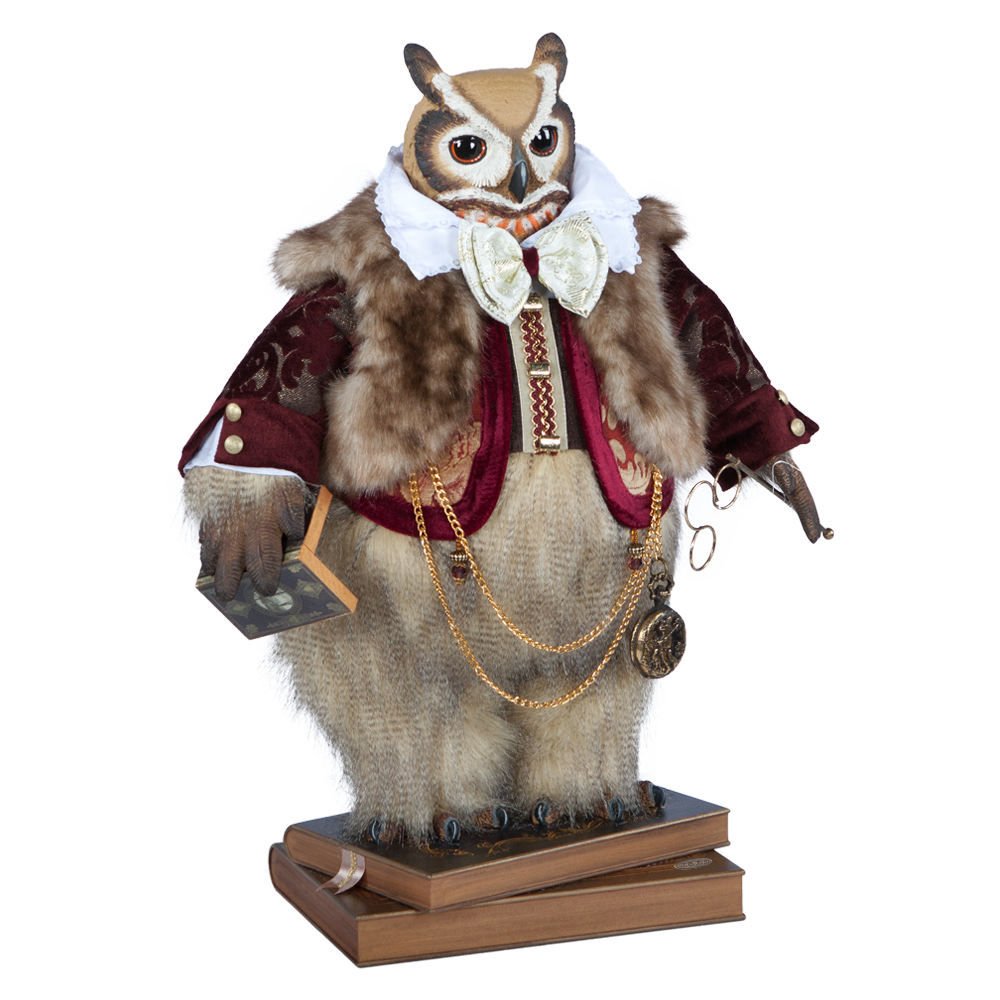 Изображение товара Коллекционная игрушка Bogacho Филин Шопенгауэр ручная работа
