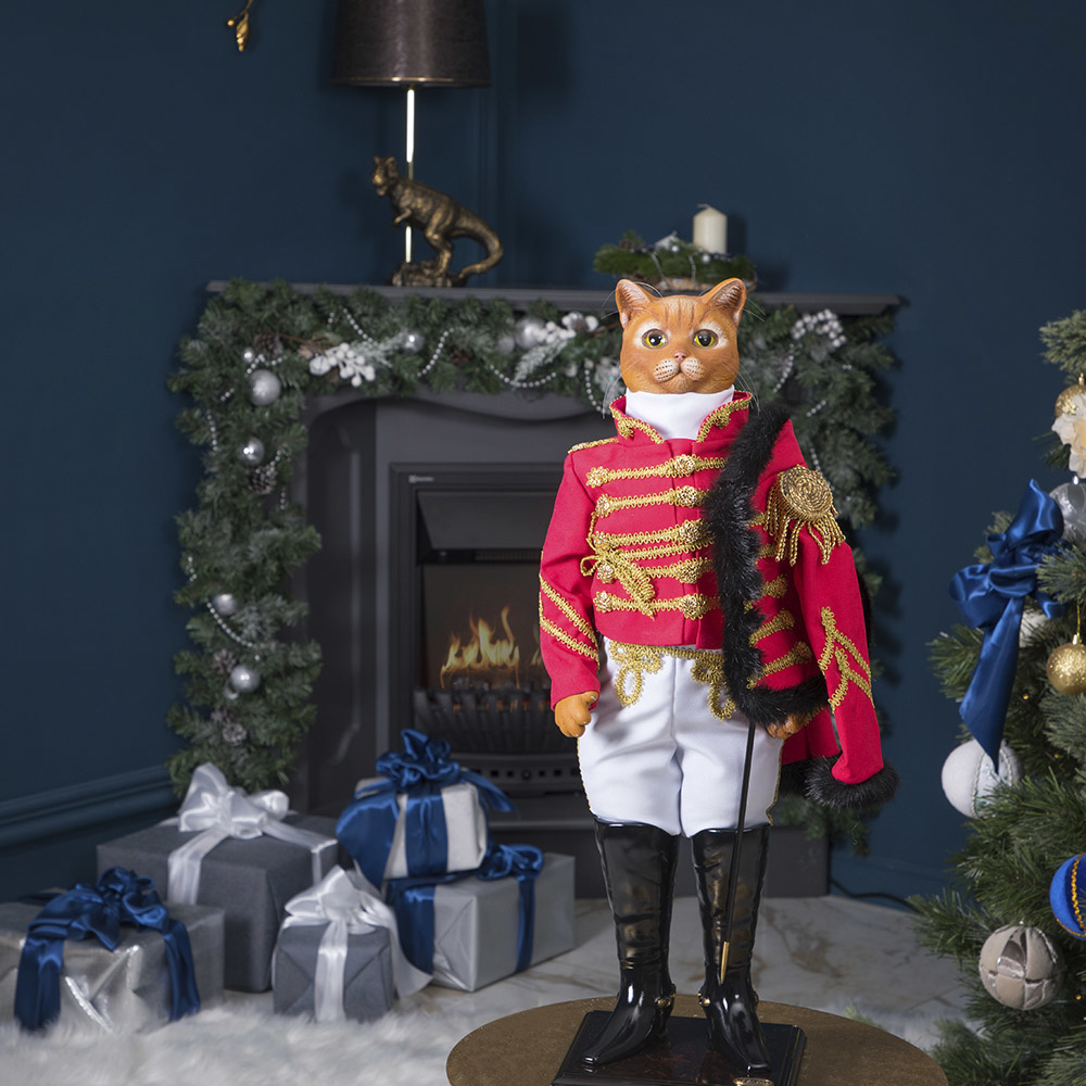 Изображение товара Коллекционная игрушка Bogacho Кот Гусар Ламберт ручная работа