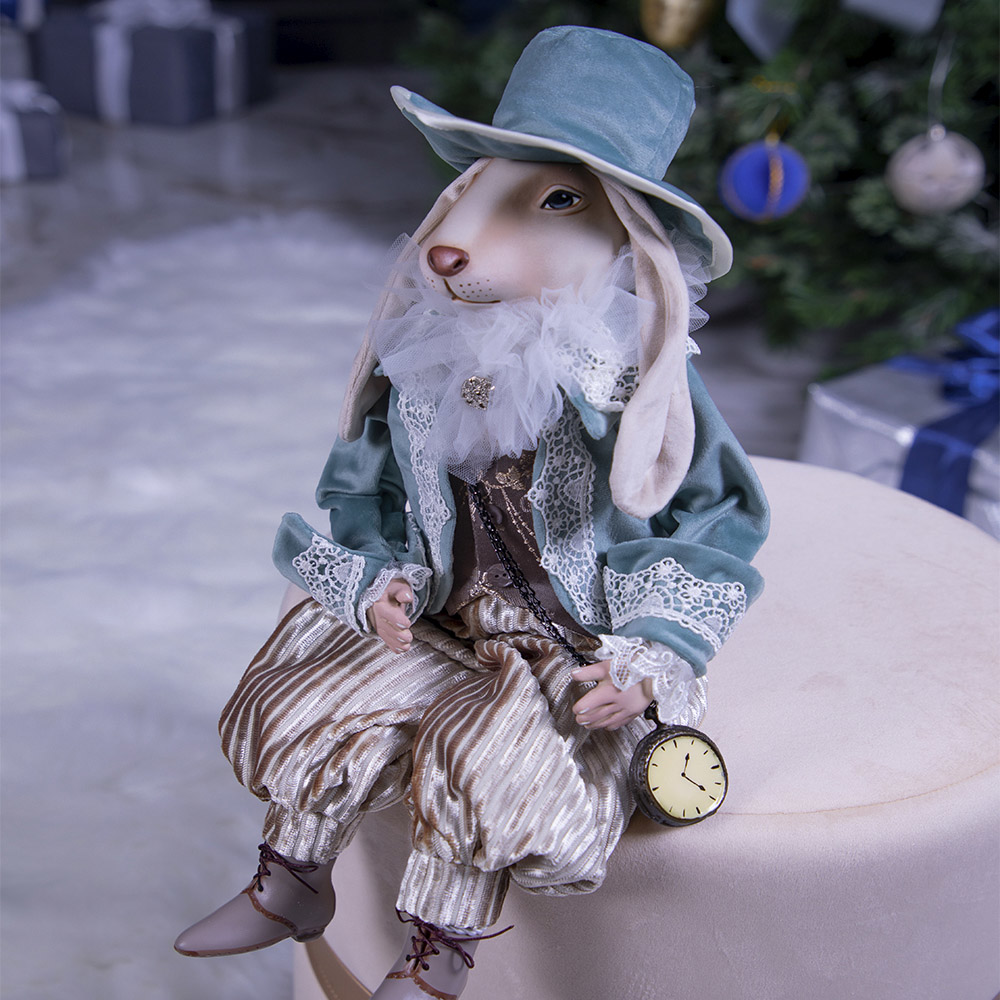 Изображение товара Коллекционная игрушка Bogacho Кролик Мистер Эгль ручная работа