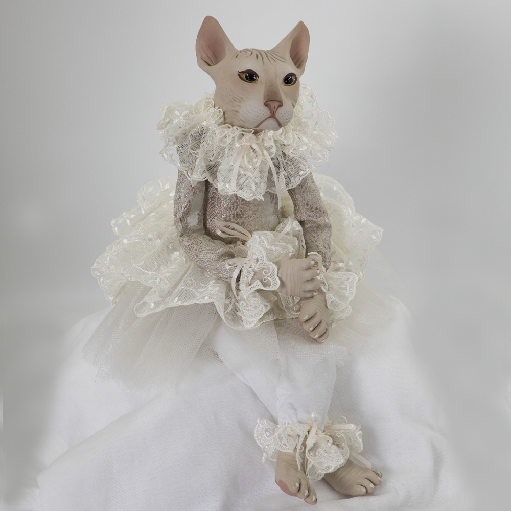 Изображение товара Коллекционная игрушка Кошка Майя ручная работа