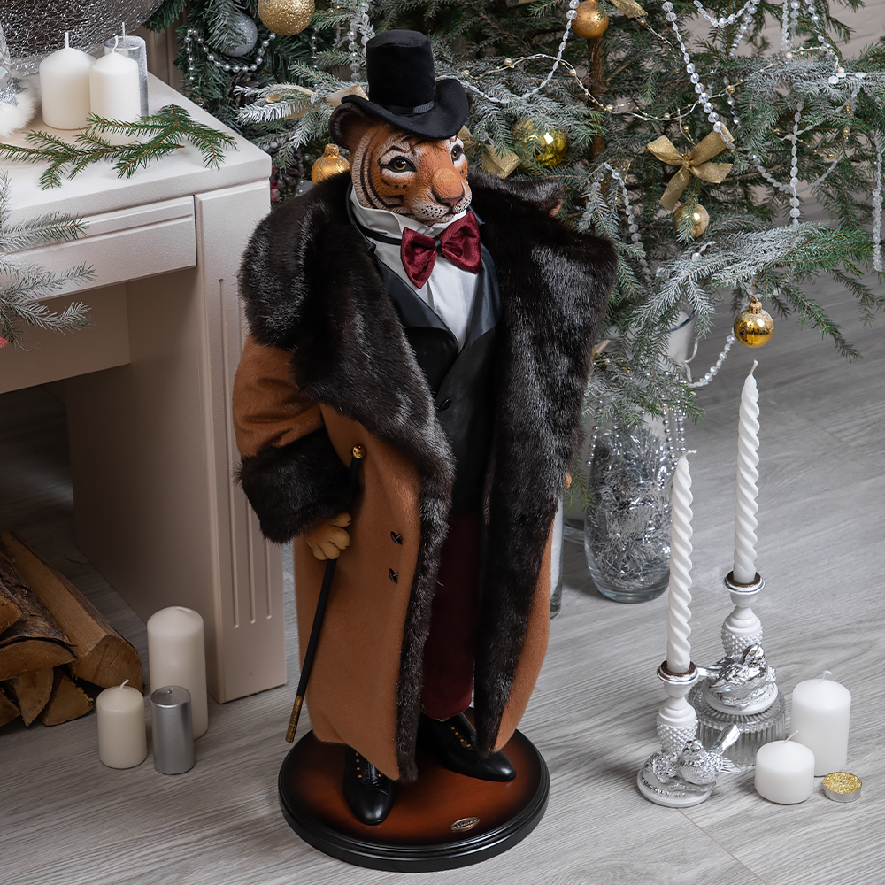 Изображение товара Коллекционная игрушка Bogacho Тигр Клод Моэт ручная работа