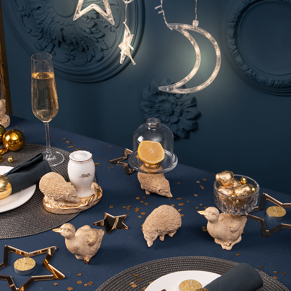 Изображение товара Статуэтка Bogacho Ежик Барб кремовый