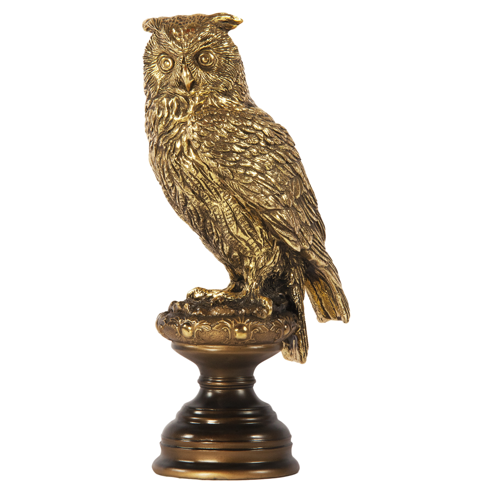Изображение товара Статуэтка из мрамора Bogacho Филин бронзовая