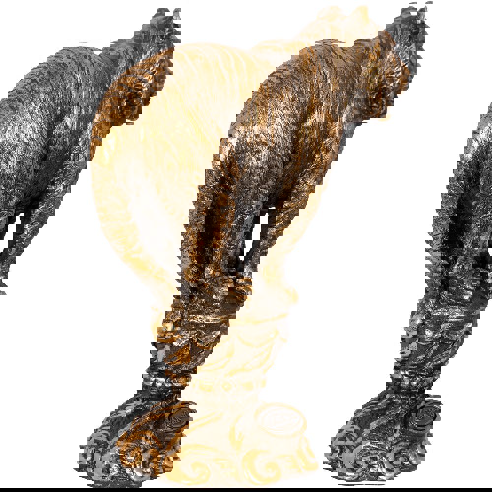 Изображение товара Статуэтка из мрамора Bogacho Тигр Мейнард бронзовая