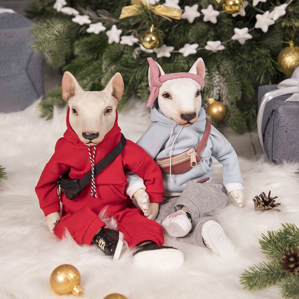 Изображение товара Коллекционная кукла Bogacho Собака Стиф ручная работа