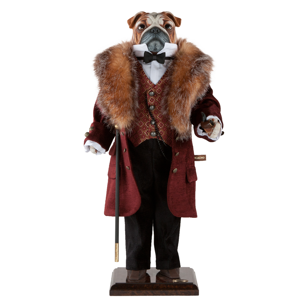 Изображение товара Коллекционная игрушка Bogacho Собака Бульдог Джон Стюарт Милль ручная работа