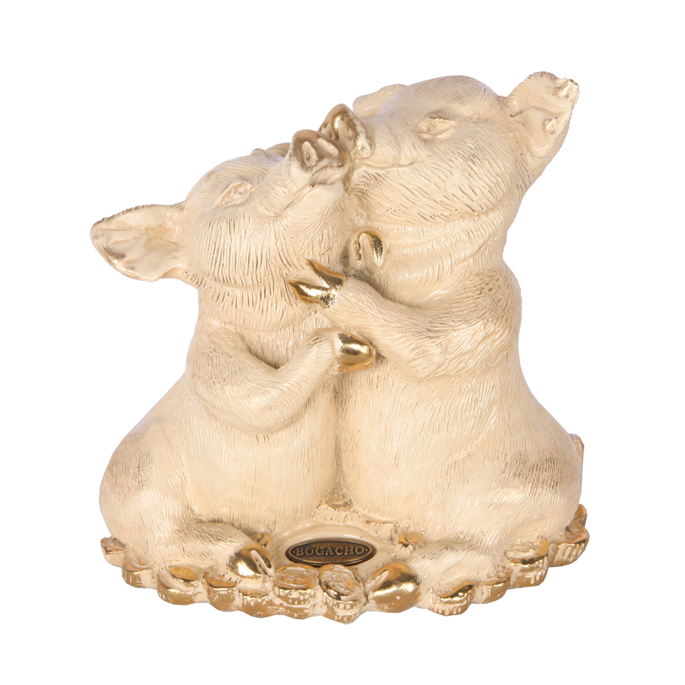 Изображение товара Статуэтка из мрамора Bogacho Love Story бежевого цвета