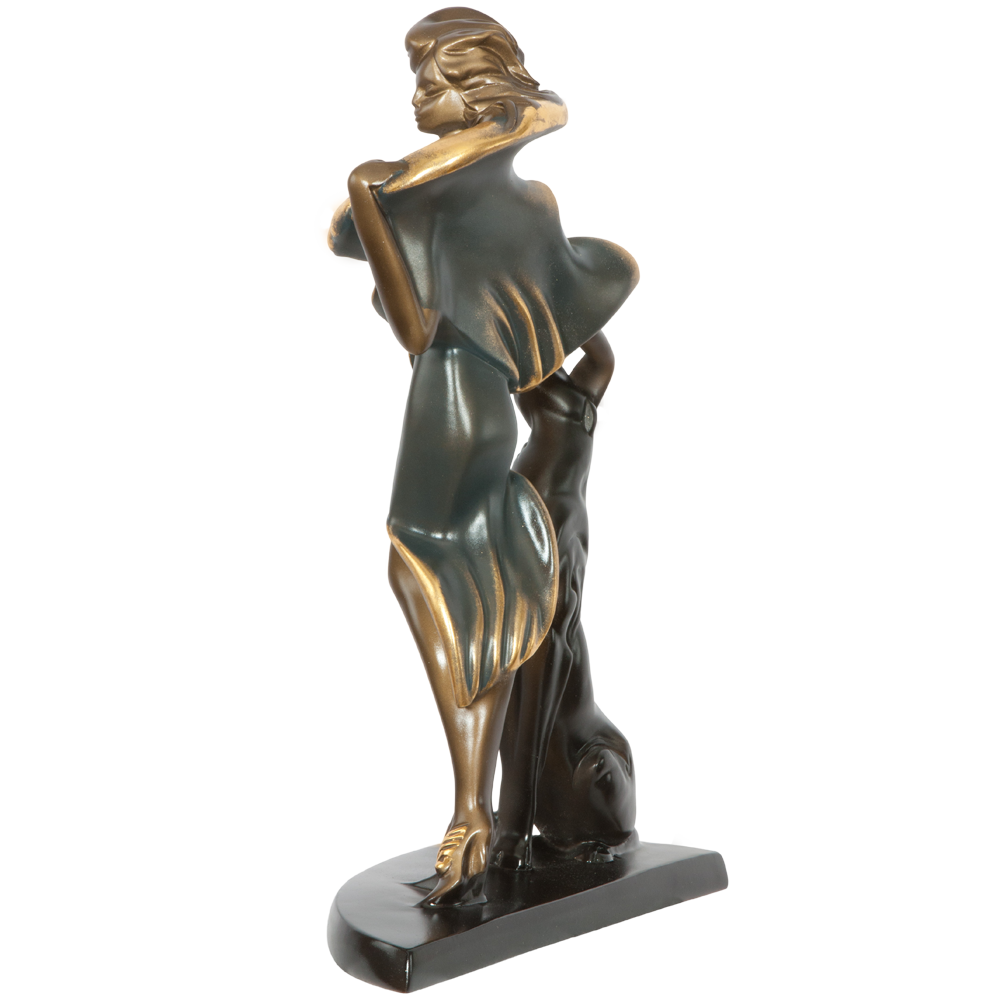 Изображение товара Статуэтка из мрамора Bogacho Девушка с пантерой