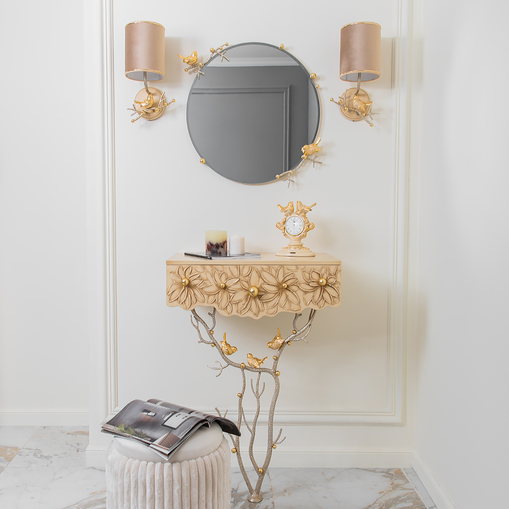 Изображение товара Консоль BOGACHO Терра 68x92x47 МДФ бежевый