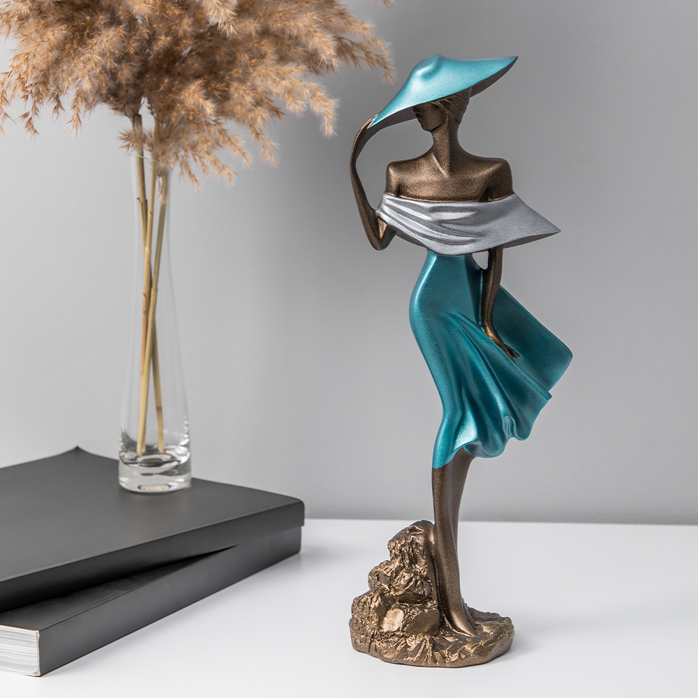 Изображение товара Статуэтка из мрамора Bogacho Девушка на ветру