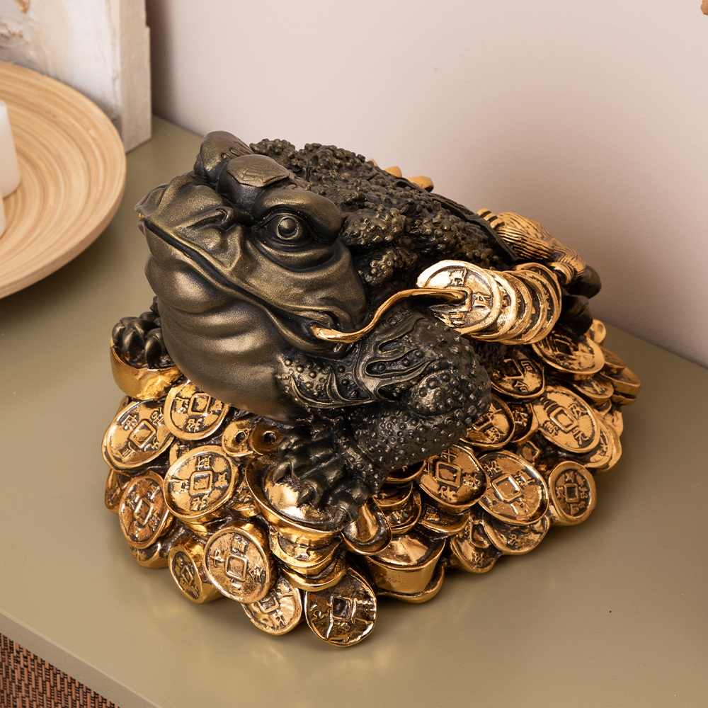 Изображение товара Статуэтка из мрамора Bogacho Жаба Символ Достатка и благополучия большой