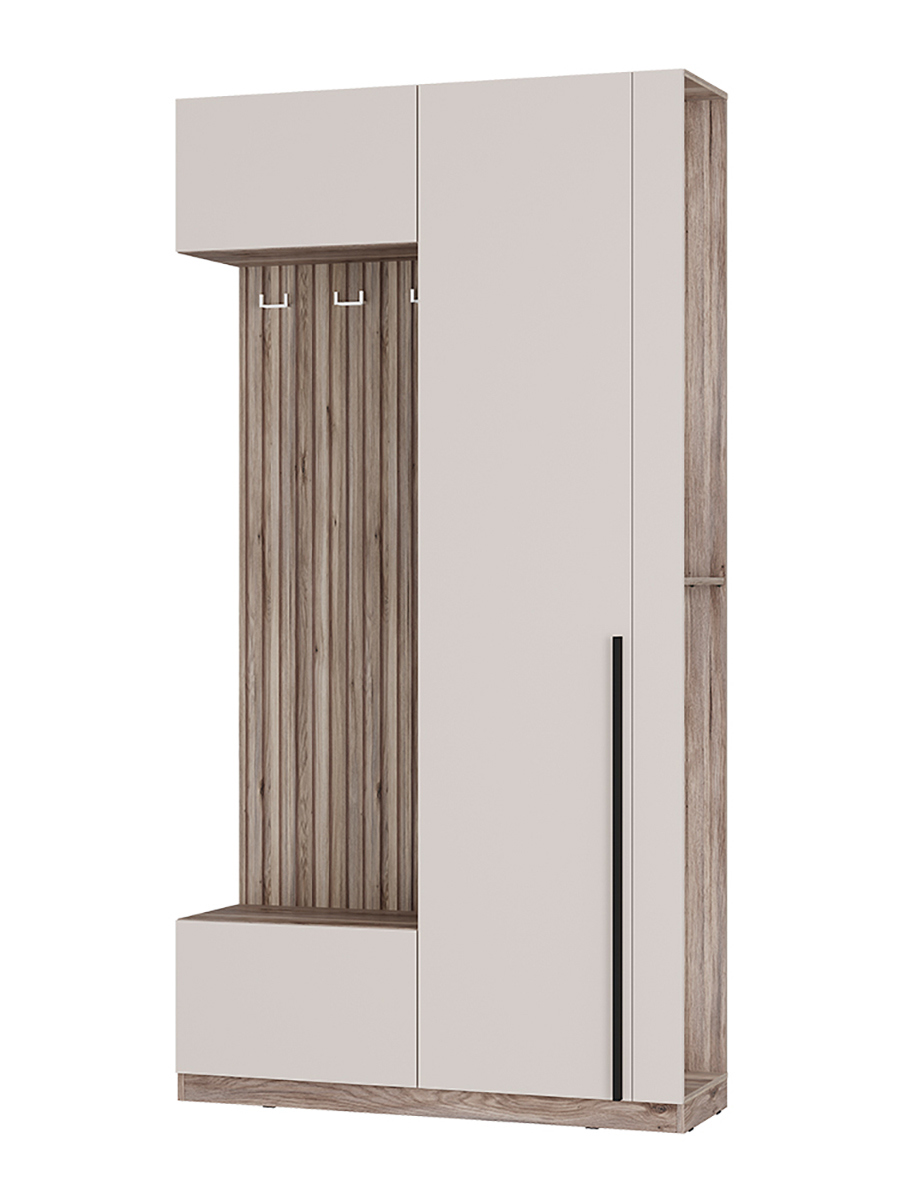 Изображение товара Комплект мебели для прихожей Bts МС Урбан 120.2x229.3x37.2 см ЛДСП бежевый