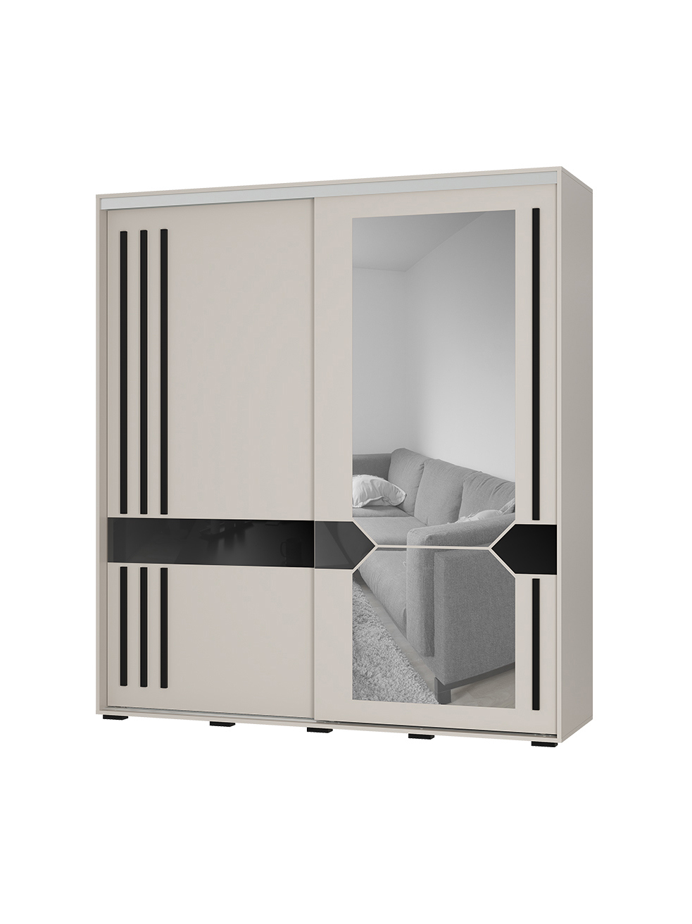 Изображение товара Шкаф Bts Крафт-9 217.6x196.2х59.1 см 9 полки ЛДСП цвет кашемир