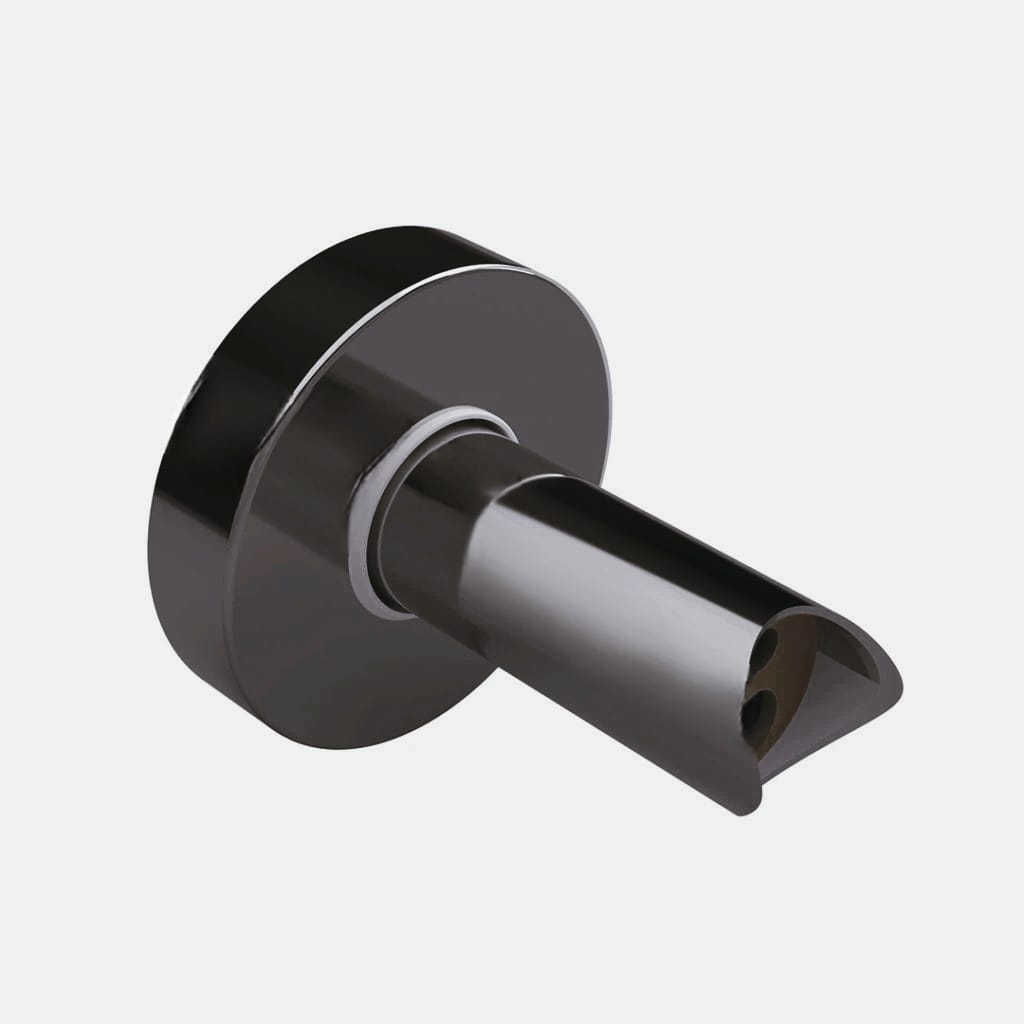 Изображение товара Полотенцесушитель электрический Bemeta 64x64 мм 0 Вт с терморегулятором прямой цвет графит