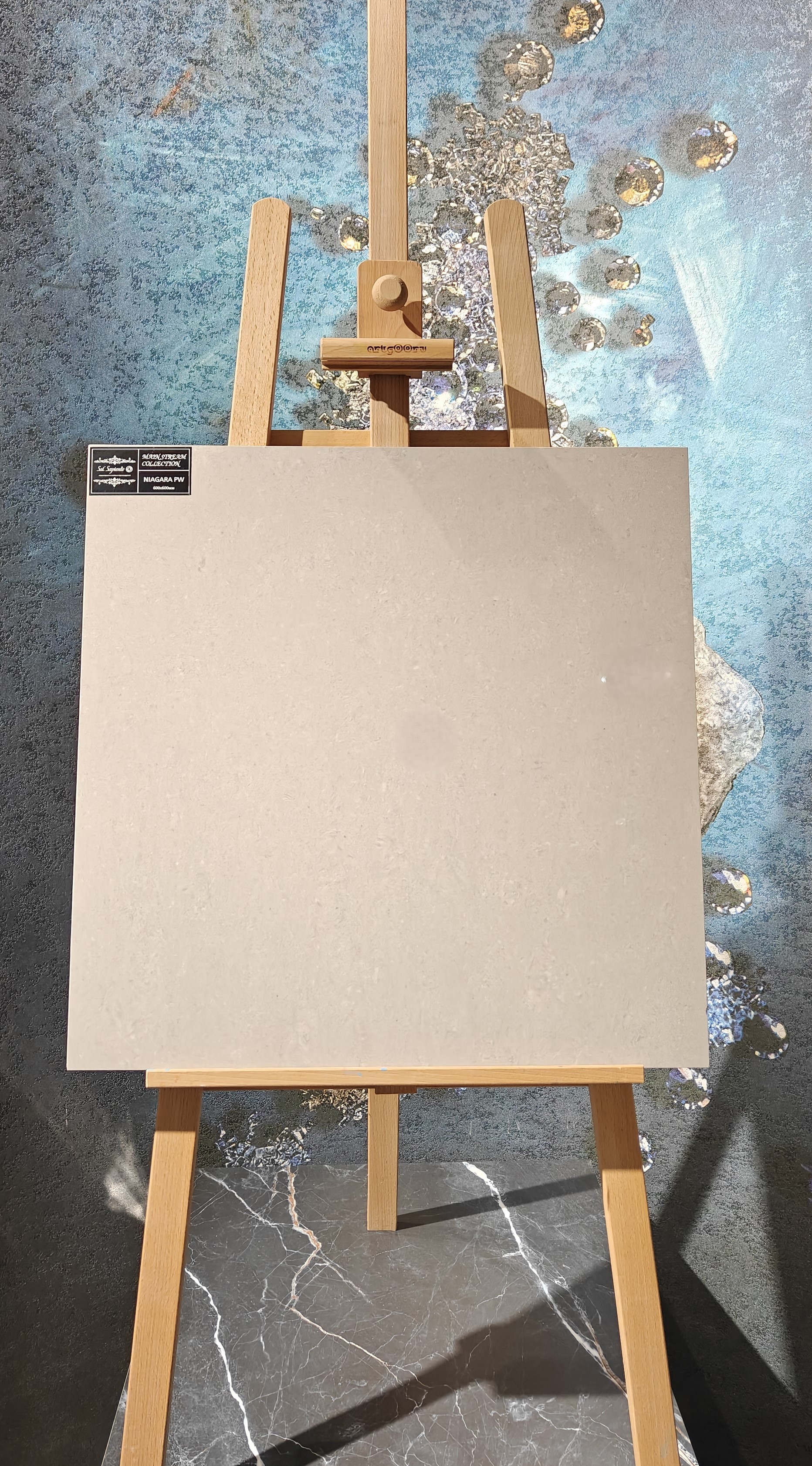 Изображение товара Керамогранит Sal sapiente Niagara PW 60x60см цвет светло серый