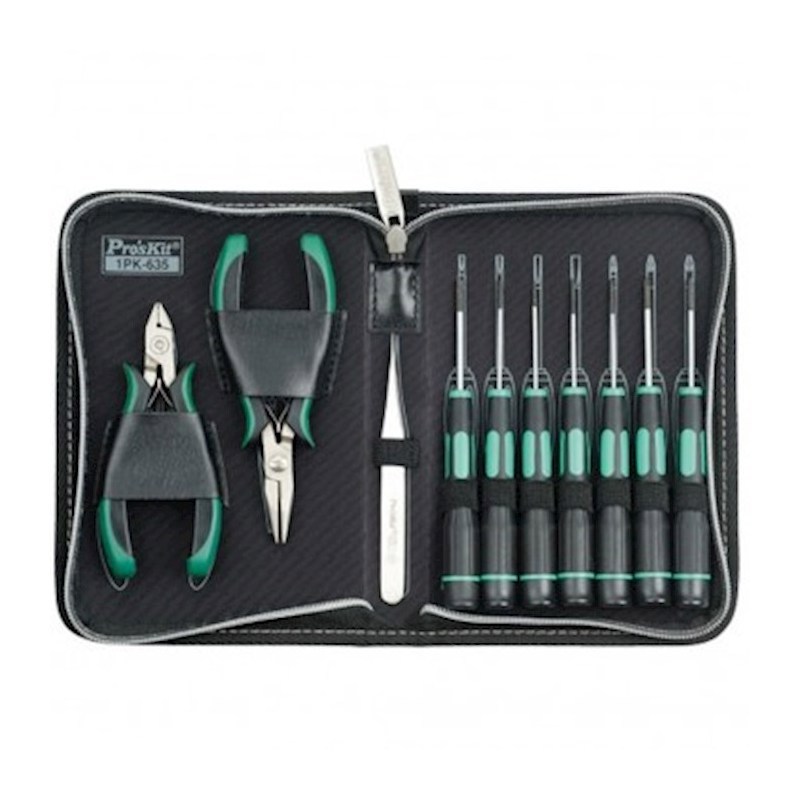 Изображение товара Набор инструментов Proskit 1PK-635 для электромонтажных работ, 10 шт