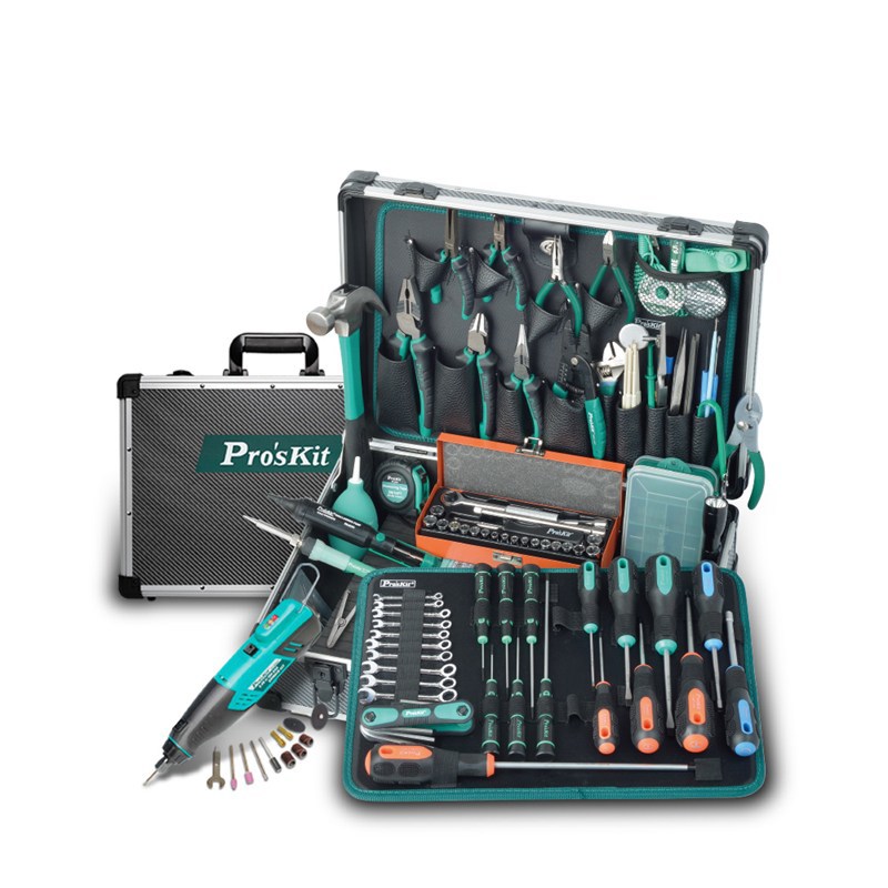 Изображение товара Профессиональный набор инструментов Proskit PK-1990B 60 шт в кейсе для электроники и ремонта