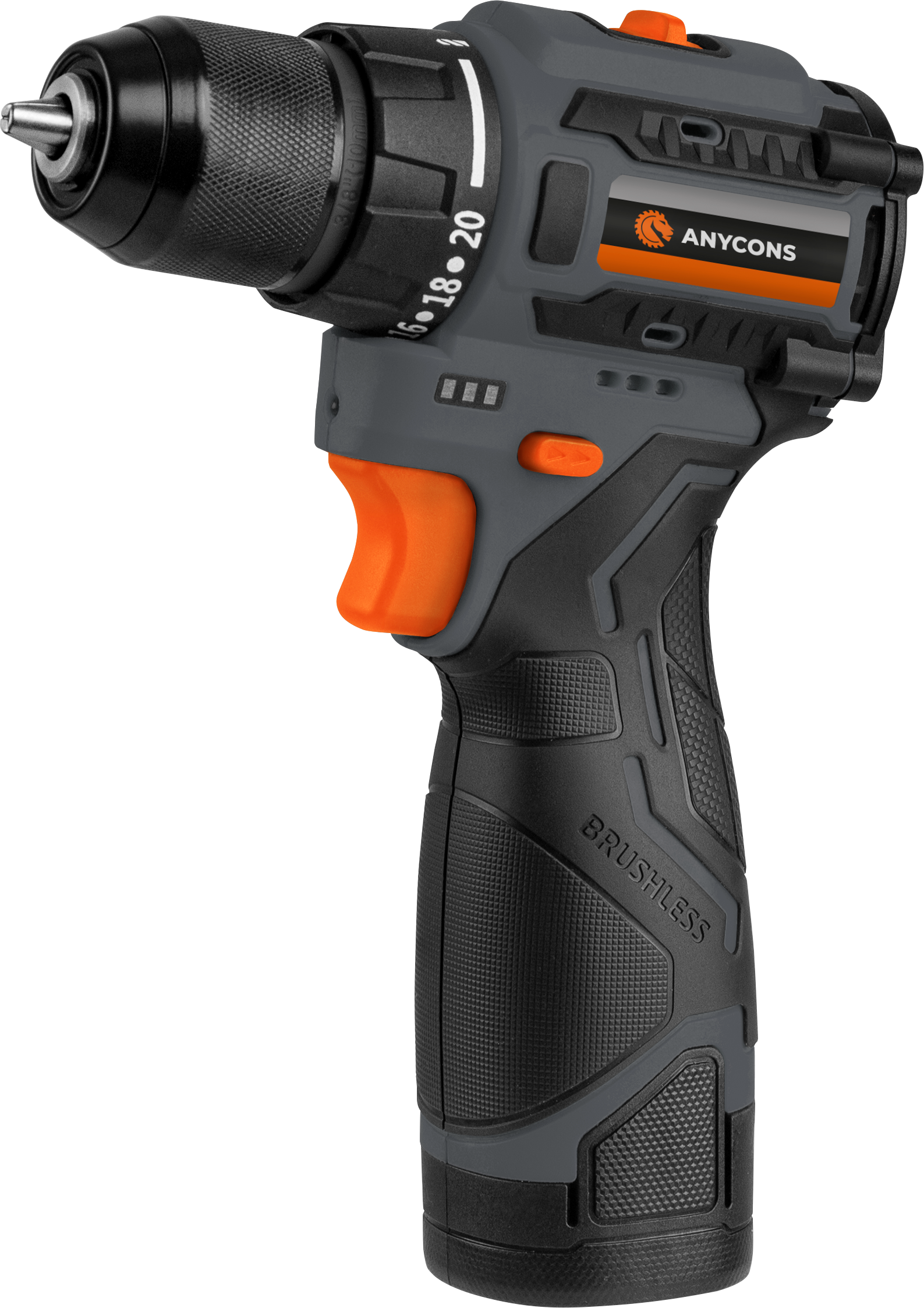 Изображение товара Аккумуляторная дрель-шуруповерт Anycons AC-DO552 55 Н·м литий-ионная