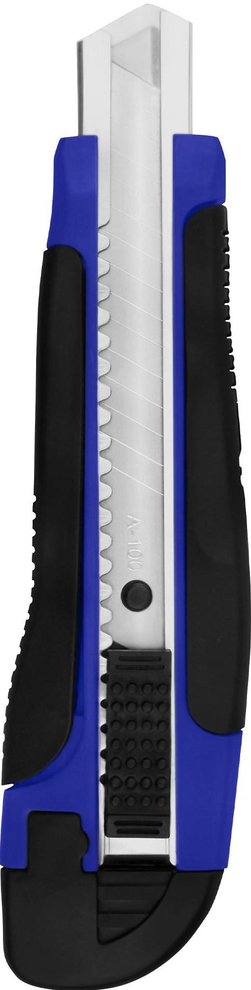 Изображение товара Строительный нож VERTEXTOOLS 0044-01 с сегментным лезвием и блокировкой