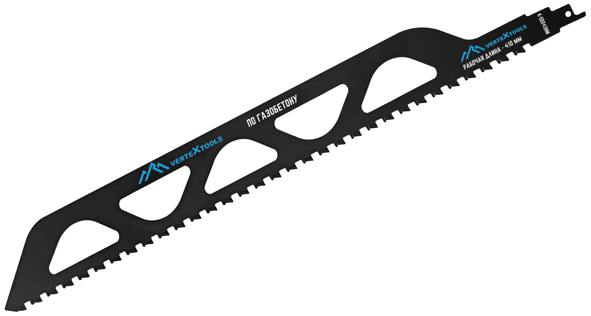 Изображение товара Полотно для сабельной пилы Vertextools K-S2243HM 455 мм для газобетона