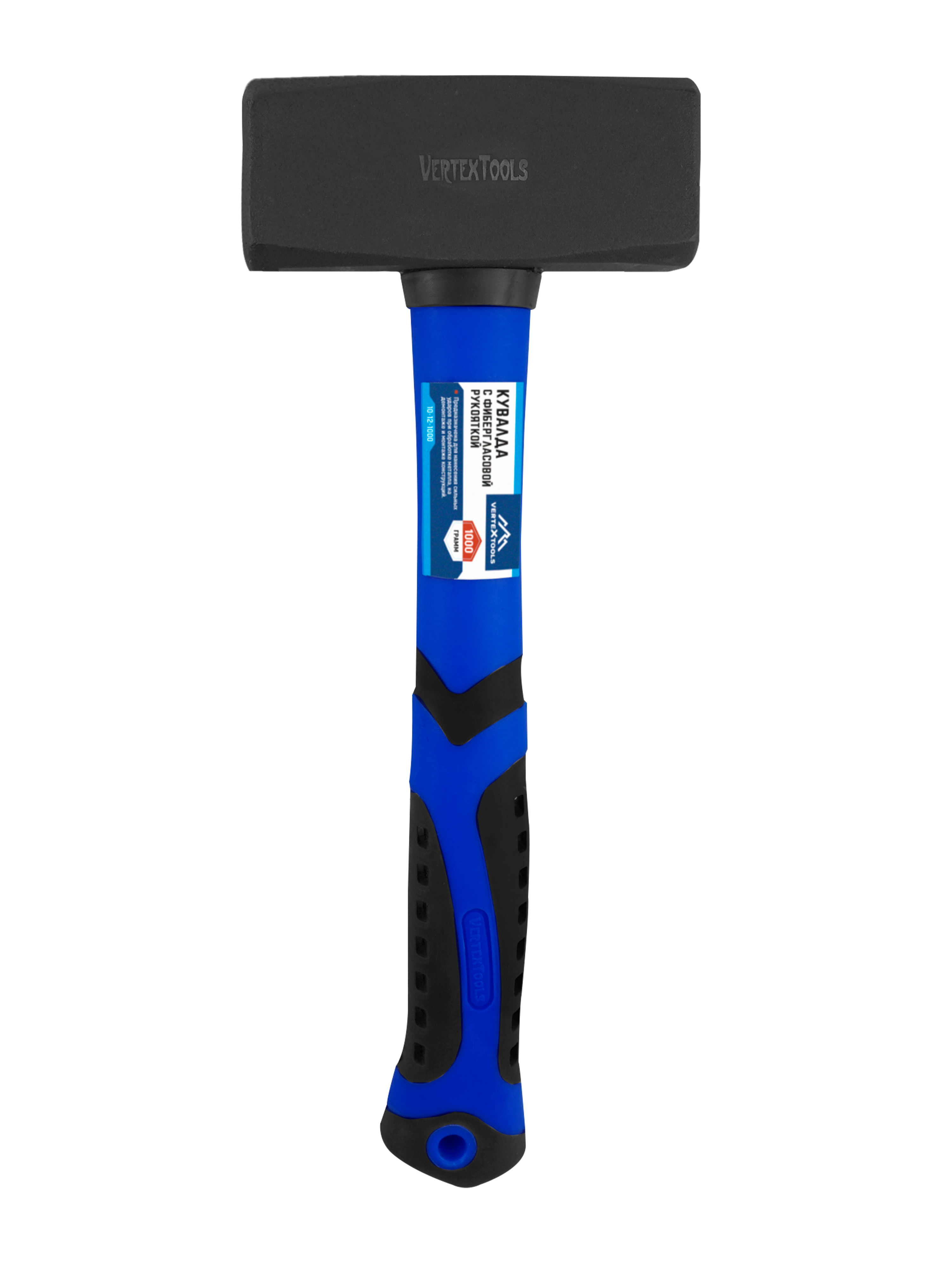 Изображение товара Кувалда Vertextools 10-12-1000 стекловолокно фибергласс 1000 г надежный инструмент