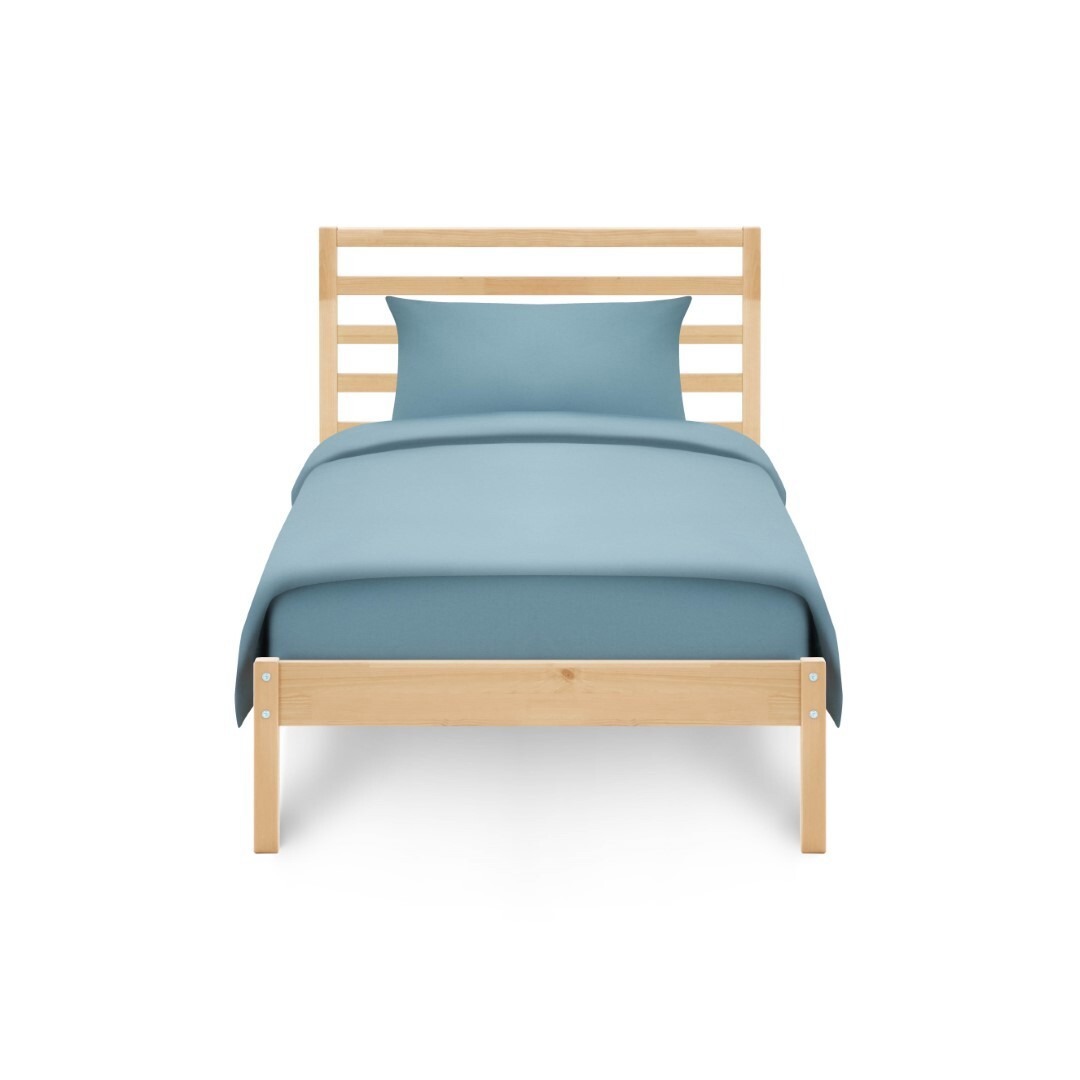 Изображение товара Кровать Лузалес ТИРАНА 90x200 см массив сосны без отделки скандинавская