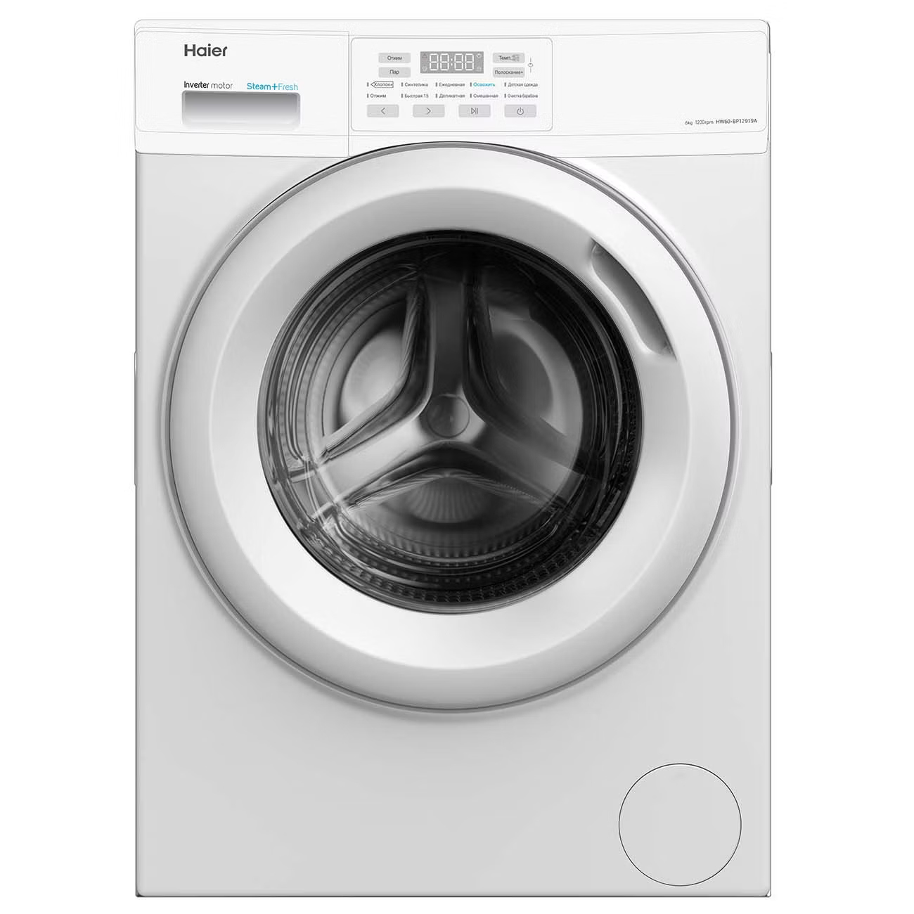 Изображение товара Стиральная машина Haier Hw60-bp12919a 59.5x85x39.4 см 6 кг цвет белый
