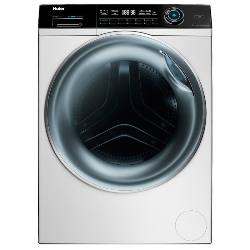 Изображение товара Стиральная машина Haier HW80-BP14979 8 кг, узкая, с функцией пара и ультрафиолетом
