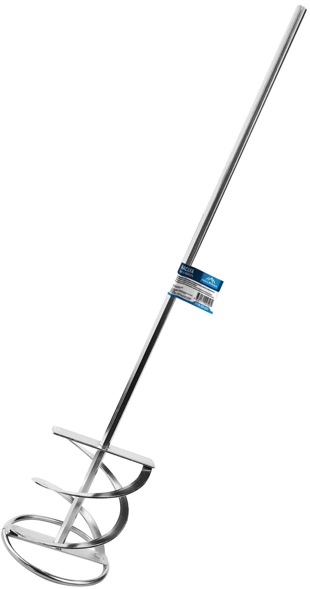 Изображение товара Насадка-миксер для гипса Vertextools 0028-120-600 120x600 мм сталь HEX