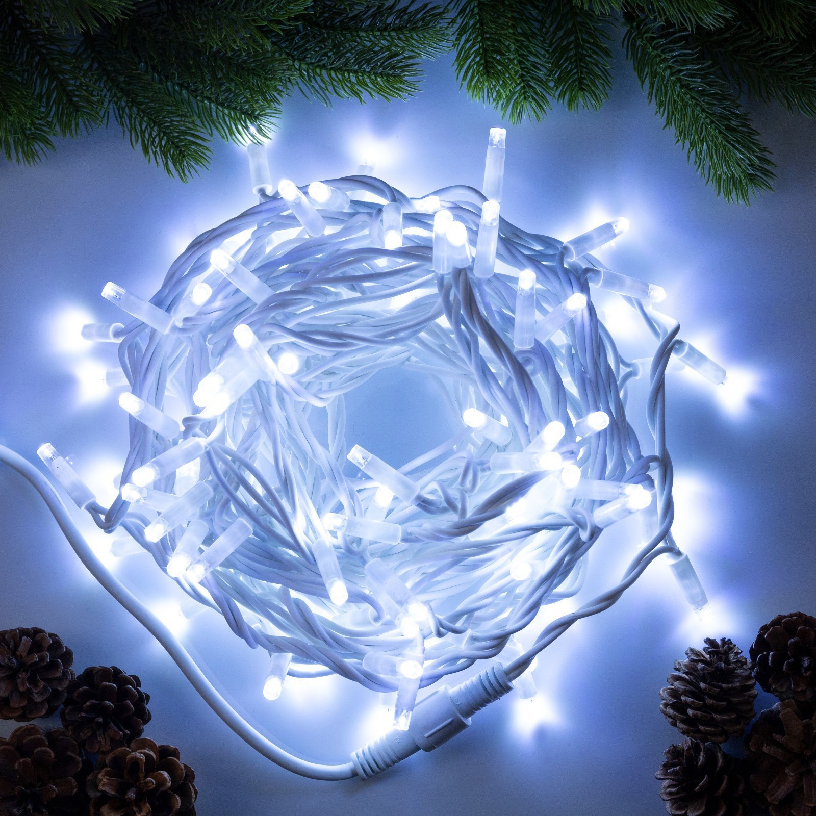 Изображение товара Электрогирлянда комнатная Luazon lighting 9891179 10 м 100 ламп 1 режим работы