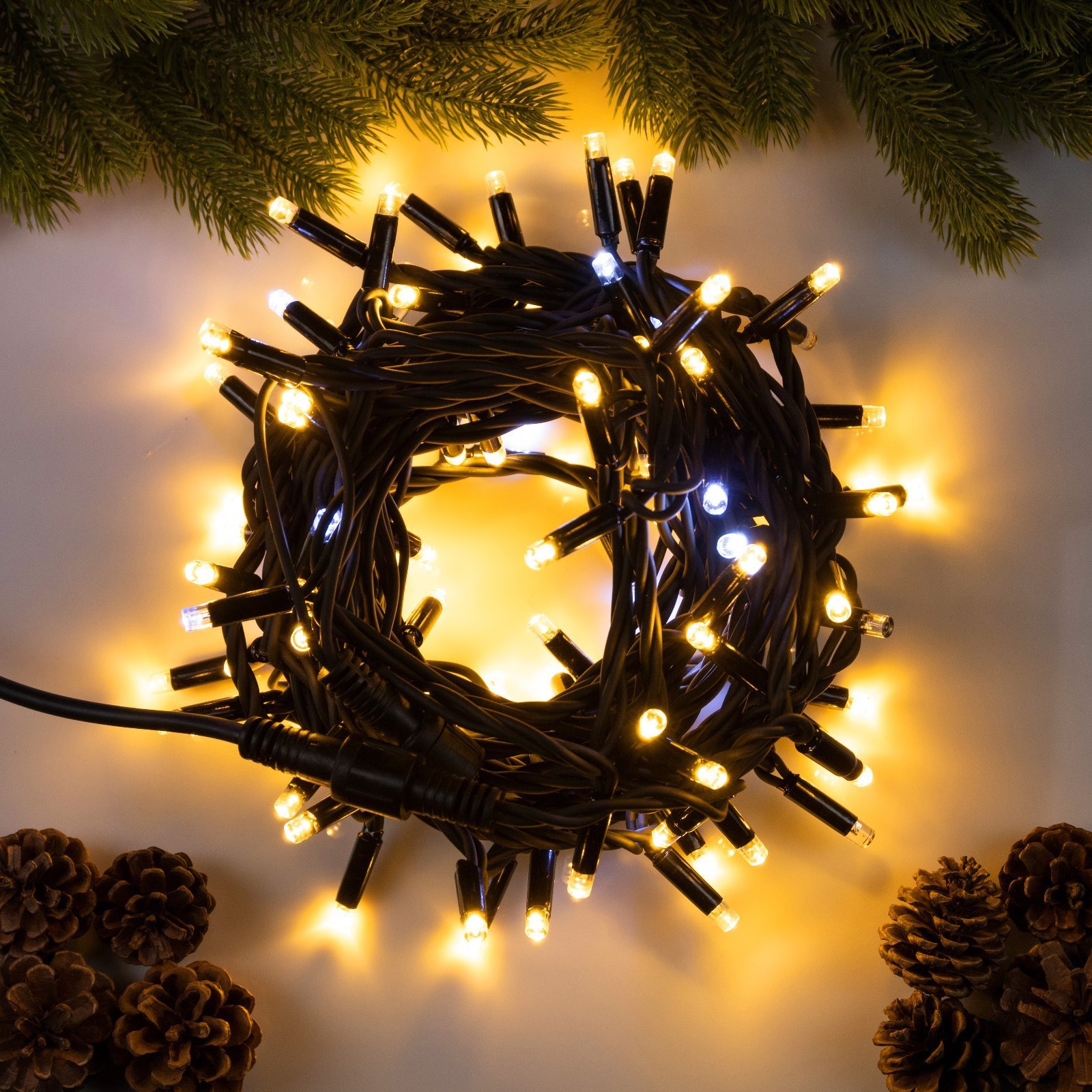 Изображение товара Электрогирлянда комнатная Luazon lighting 9891187 10 м 100 ламп IP65