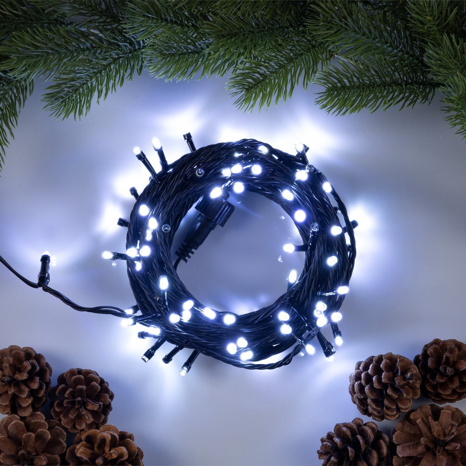 Изображение товара Электрогирлянда комнатная Luazon lighting 9891716 10 м 100 ламп 1 режим работы