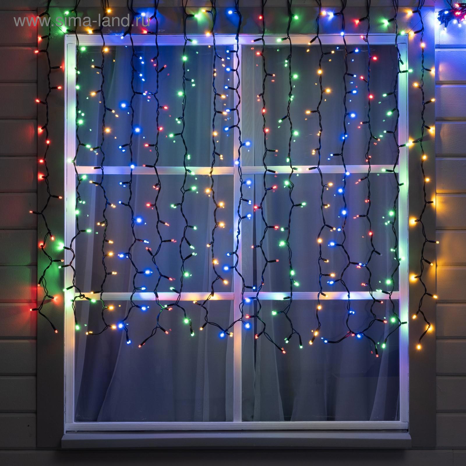 Изображение товара Электрогирлянда комнатная Luazon lighting 2 м 300 ламп IP65 мультичейзинг