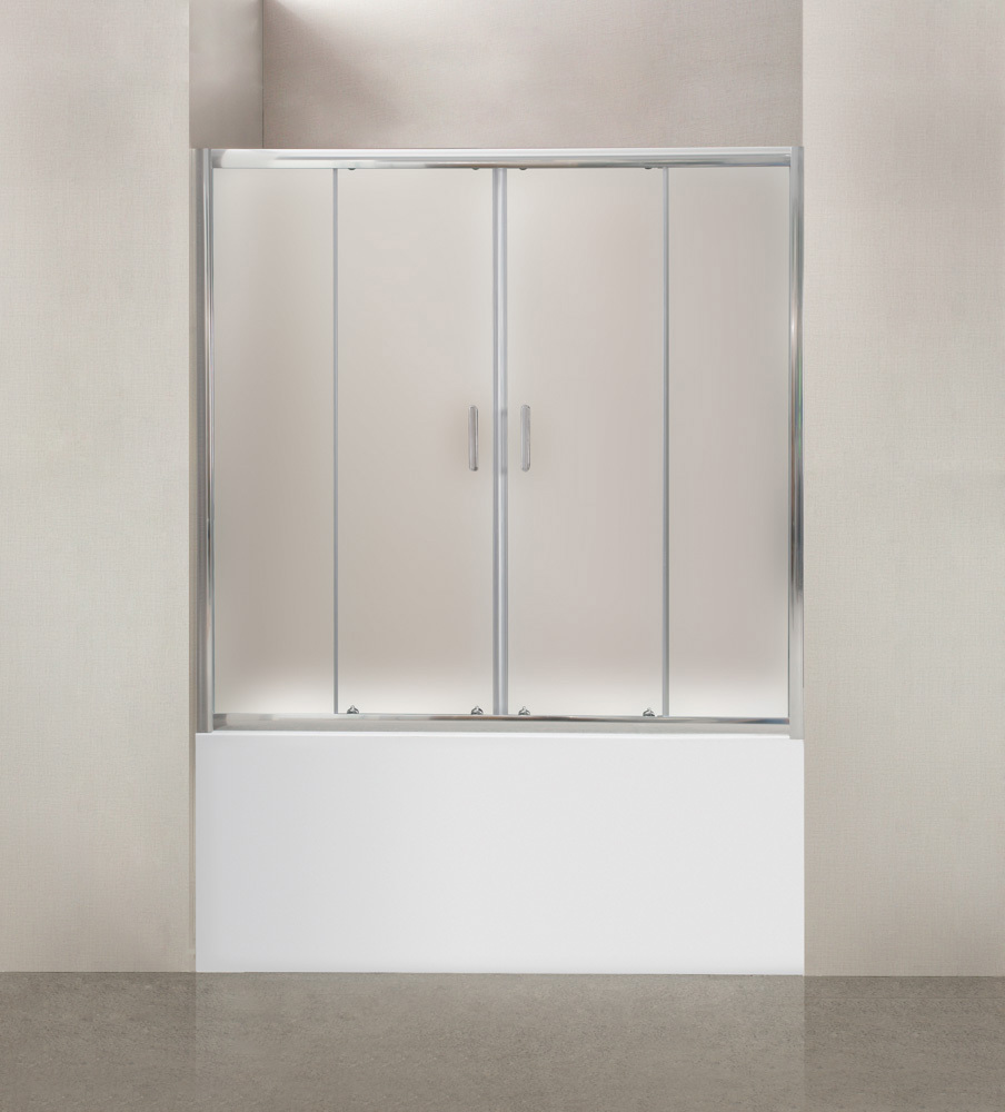 Изображение товара BelBagno UNO-VF-2-170/145-P-Cr душевая шторка для ванны 170х145 см
