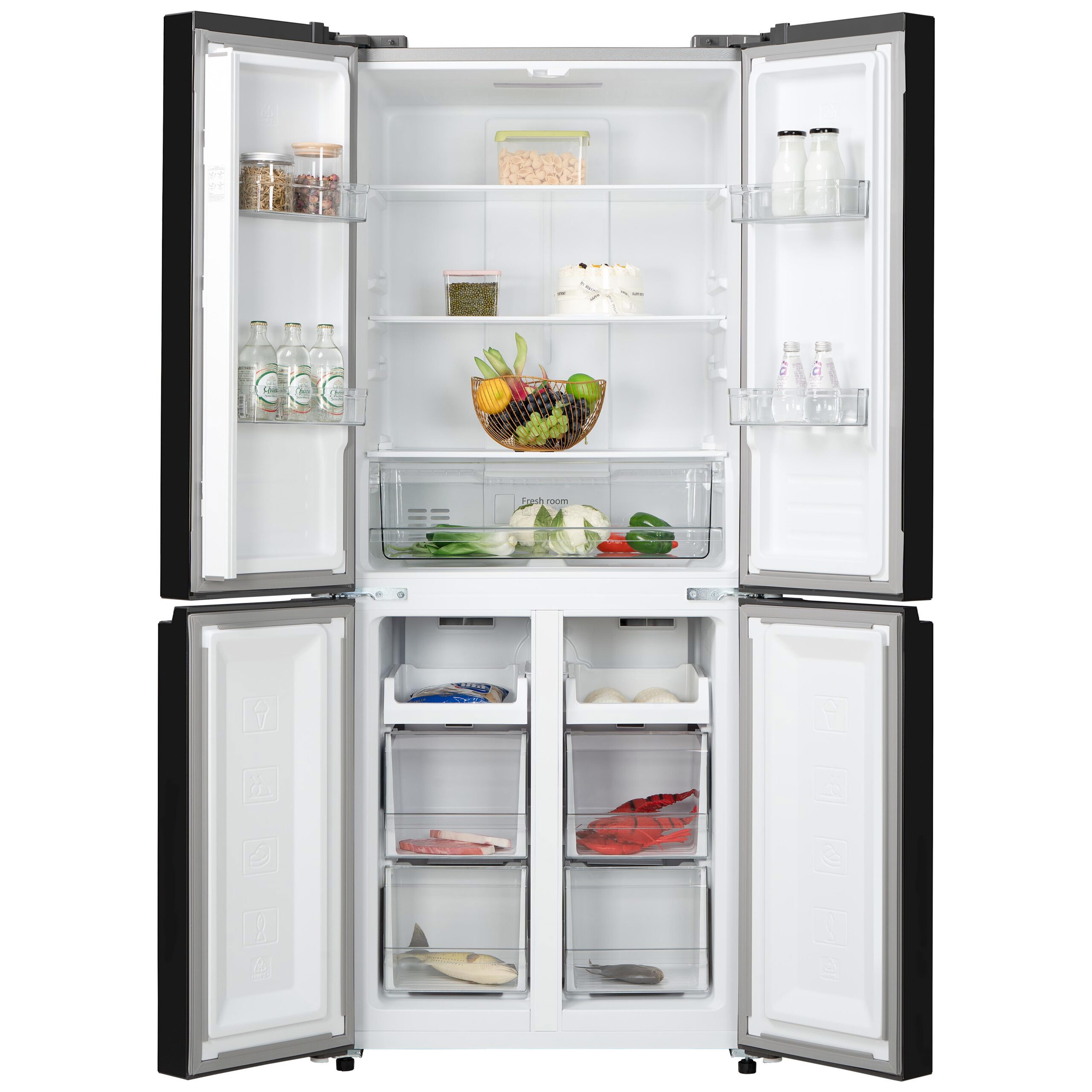 Изображение товара Холодильник Бирюса CD 405 DI 419л 4D No Frost - темно-серый