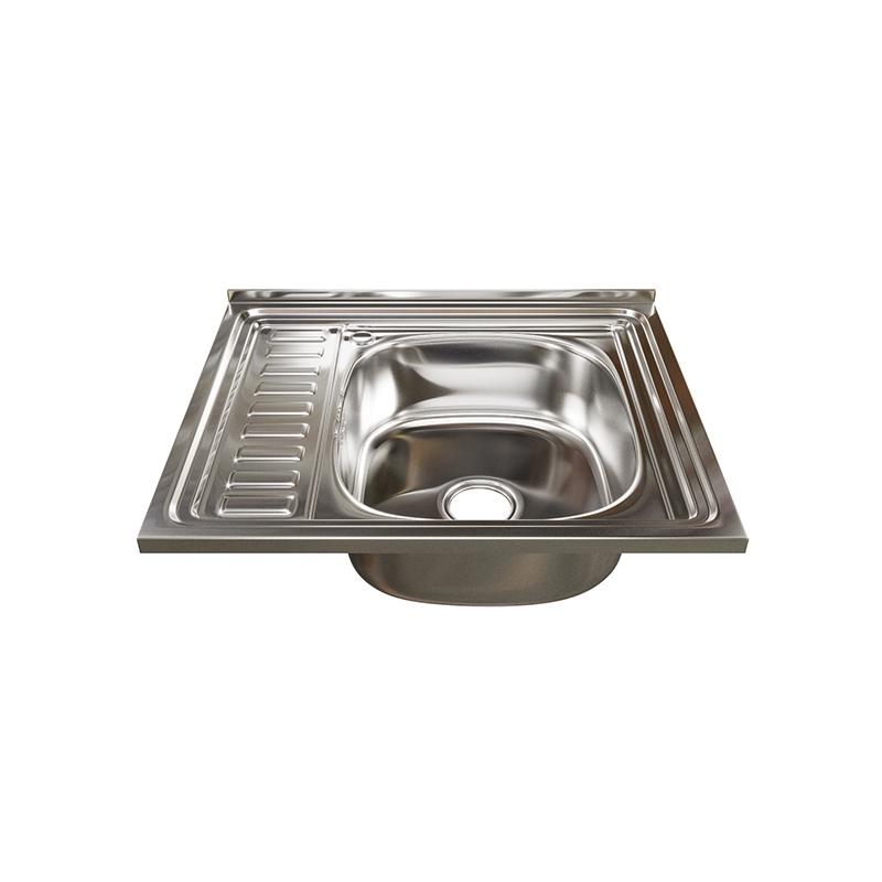 Изображение товара Мойка для кухни Tropfberg Мойка 0.6мм 60*50L 50x60 см глубина чаши 16 см нержавеющая сталь цвет серый Изображение товара Мойка для кухни Tropfberg Мойка 0.6мм 60*50L 50x60 см глубина чаши 16 см нержавеющая сталь цвет серый