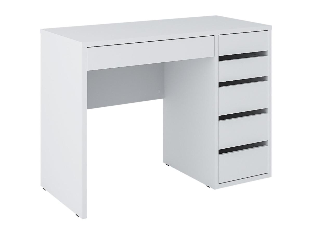 Изображение товара Письменный стол Алтай 105x77x50 см белый с выдвижными ящиками ЛДСП