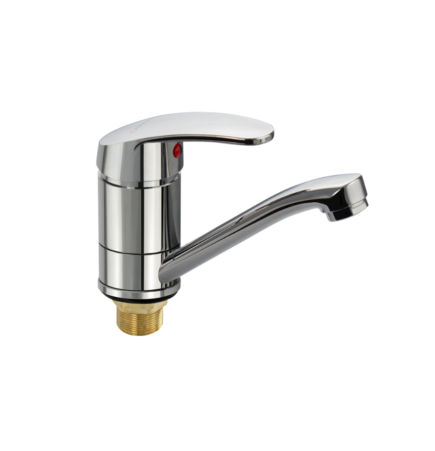 Изображение товара САНАКС Смеситель для кухни раковины шаровый поворотный хром 15 см