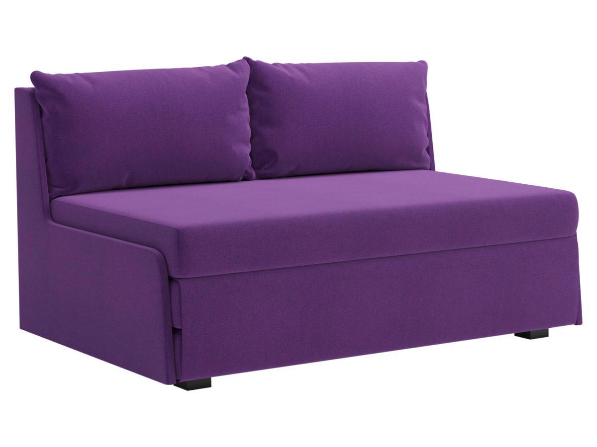 Изображение товара Диван Правила мебели Крафт раскладной фиолетовый рогожка 120x60x73 см