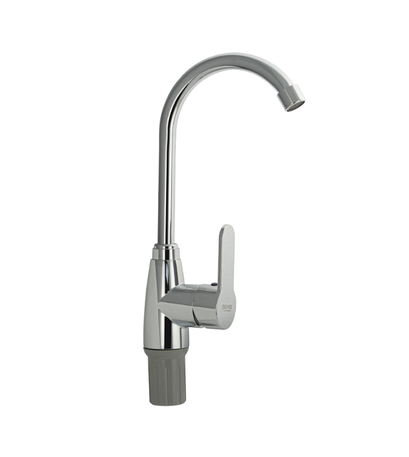 Изображение товара BRIMIX - Смеситель для кухни боковой шаровый из высокопрочного АБС пластика цвет ХРОМ.