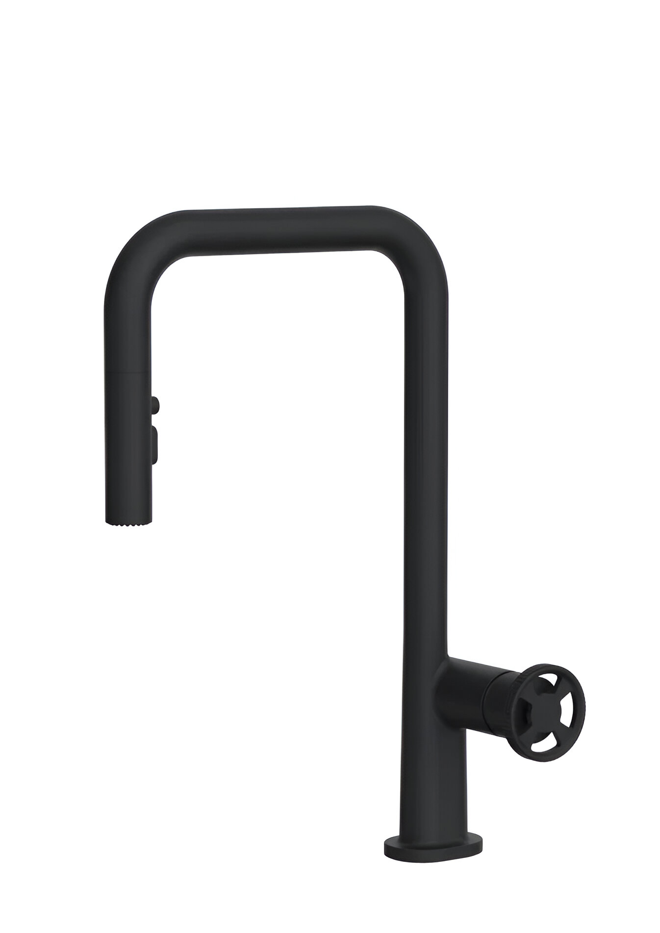 Изображение товара Смеситель для кухни OMOIKIRI Arita-SB-GB выдвижной графит латунь 5 лет гарантия